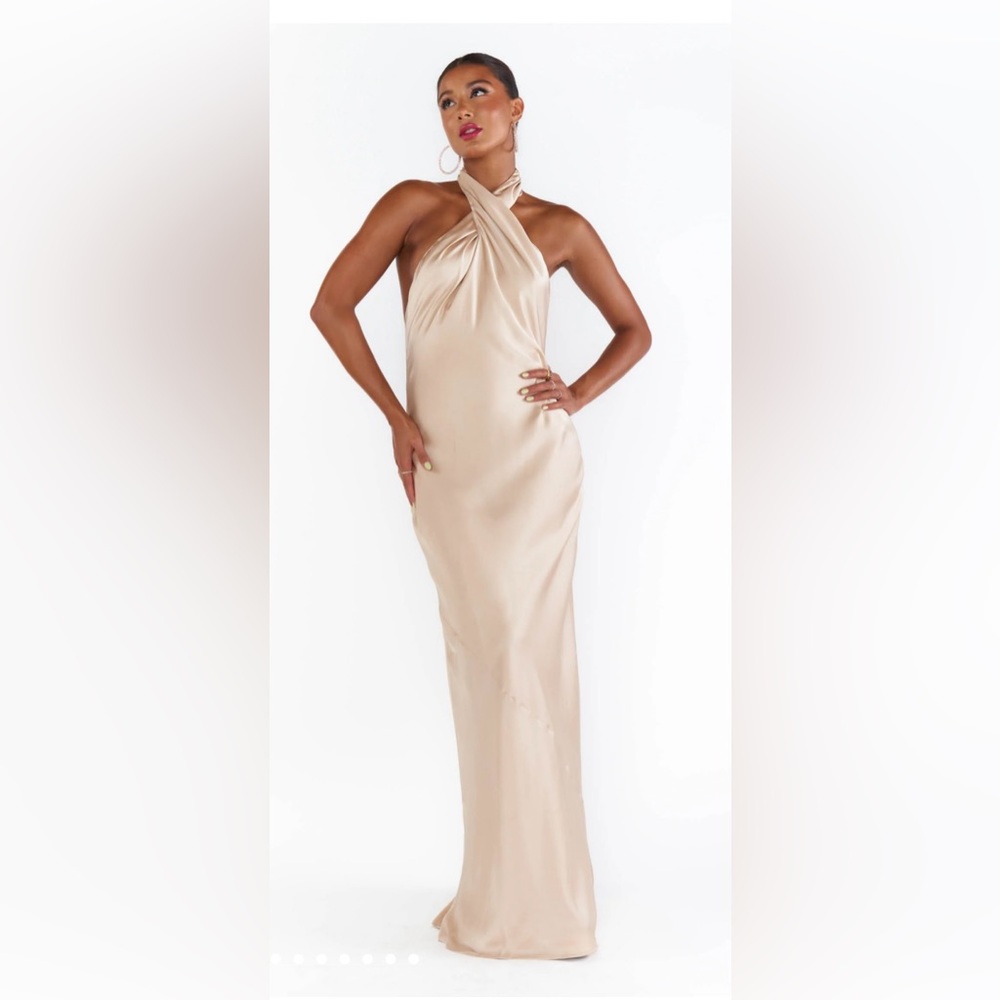 Show Me Your MuMu Champagne Bridesmaids Dress